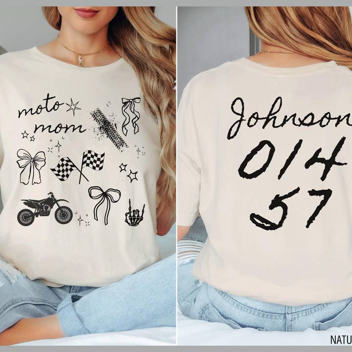 Custom Moto Mom Racing Shirt, Race Mom Motocross Shirt for wholesale by CVH DREAMY LTD