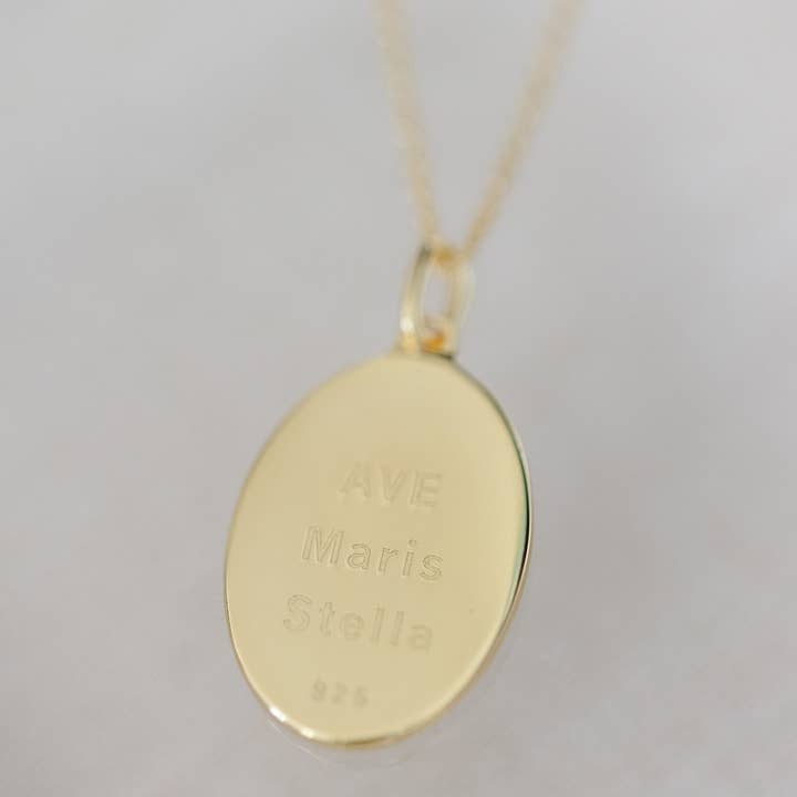 Coast and Cove - Wholesale Pendant/Charm Necklace - Gold Stella Maris Necklace3