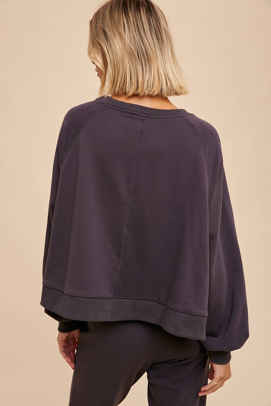 In Loom - Vente Sweat-shirt – femme - SWEAT-SHIRT RAGLAN DÉLAVÉ6