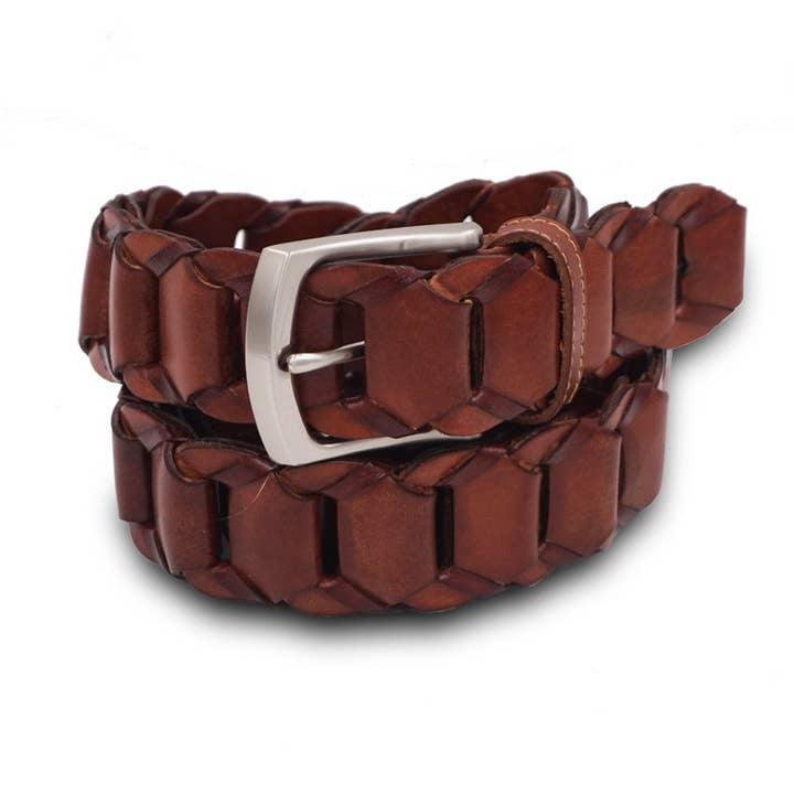 Mario Doni - Wholesale Belt - Unisex - Braided Belt Italian Leather Cuoio Mario Doni6