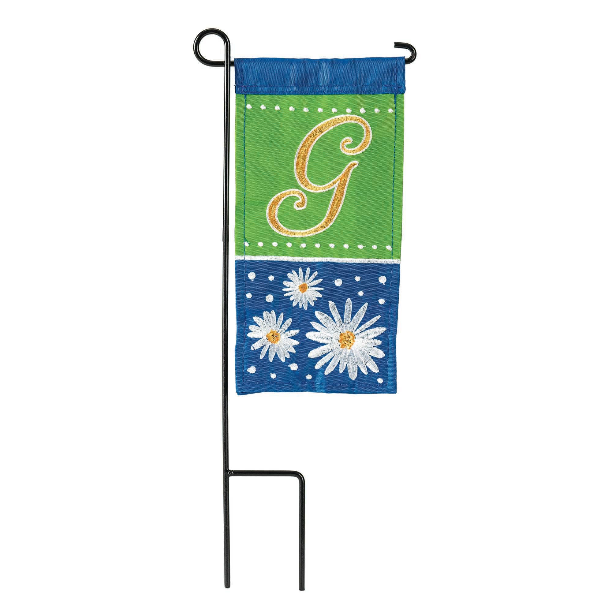 Magnolia - Vente Drapeaux - 😲 MINI-DRAPEAU À MONOGRAMME MARGUERITE, ASSORTIMENT DE 18 PIÈCES AVEC PRÉSENTOIR6