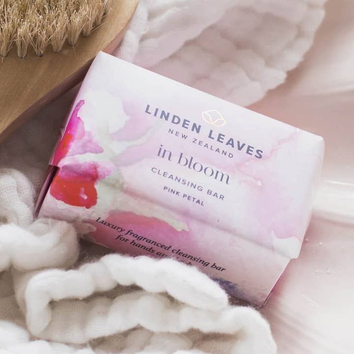 Pink Petal Cleansing Bar for wholesale by Linden Leaves