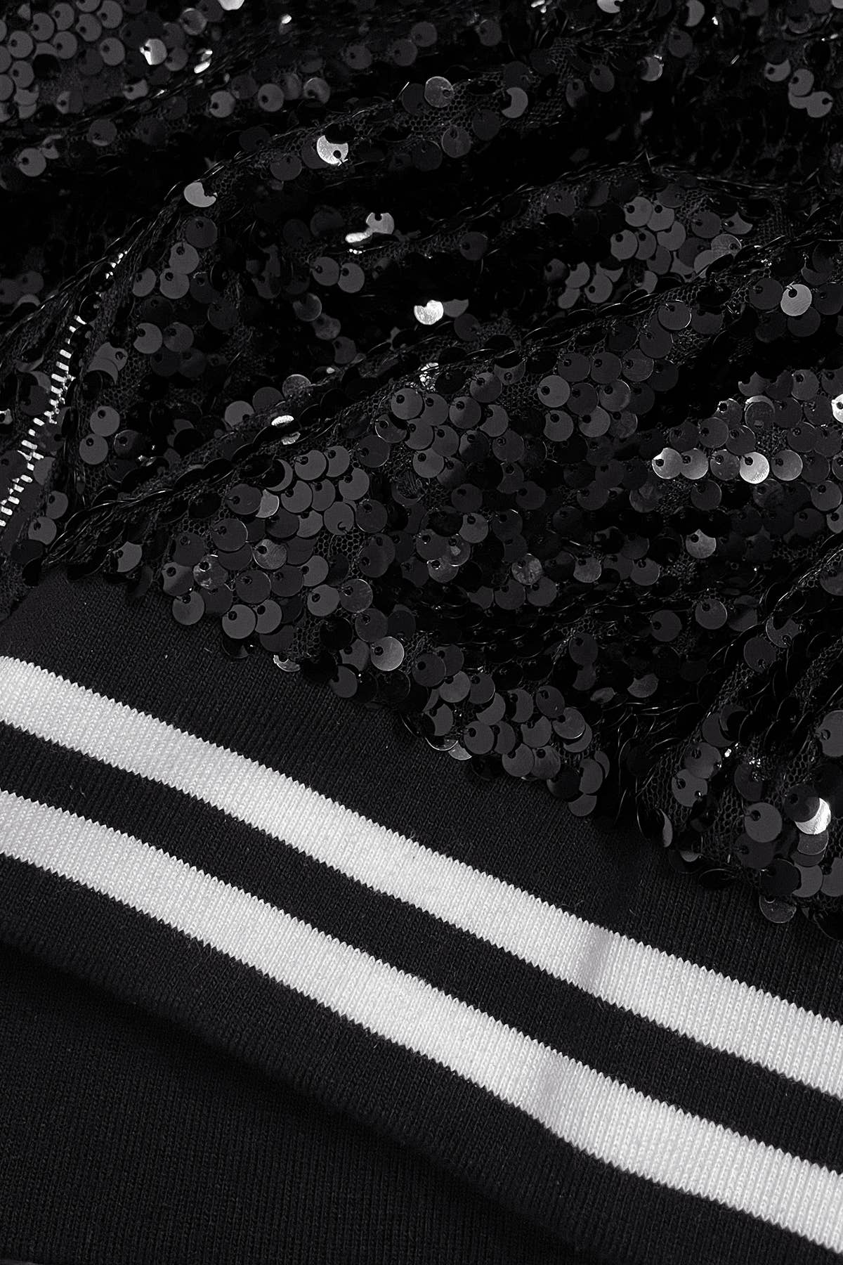 Anna Kaci Wholesale - Wholesale Bomber Jacket - Women's - Plus Size Sequin Bomber Jacket60