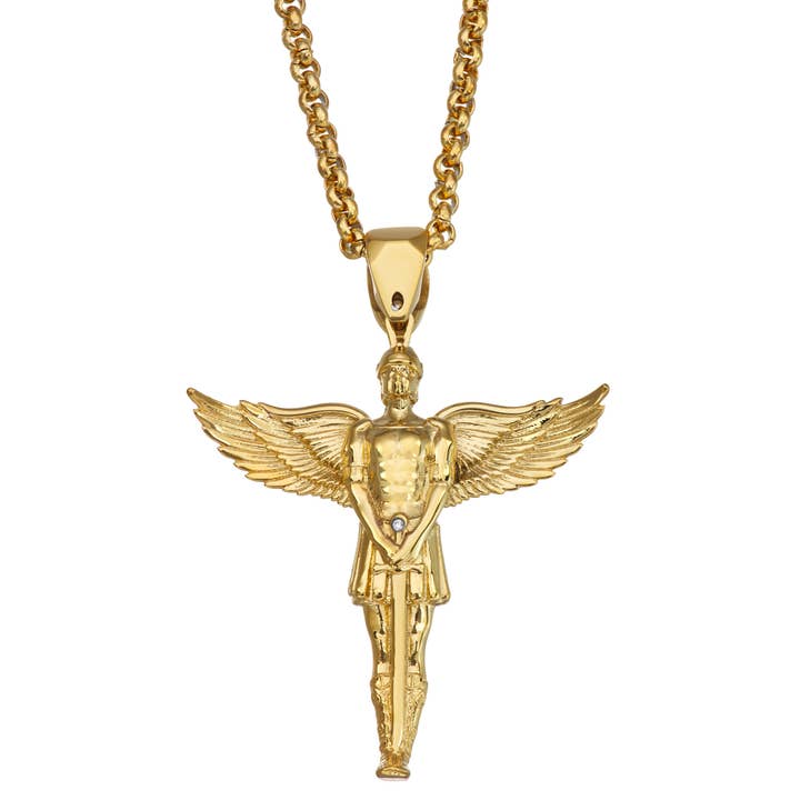 Pendentif Saint Mike 40 mm pour la vente par Black&Blue