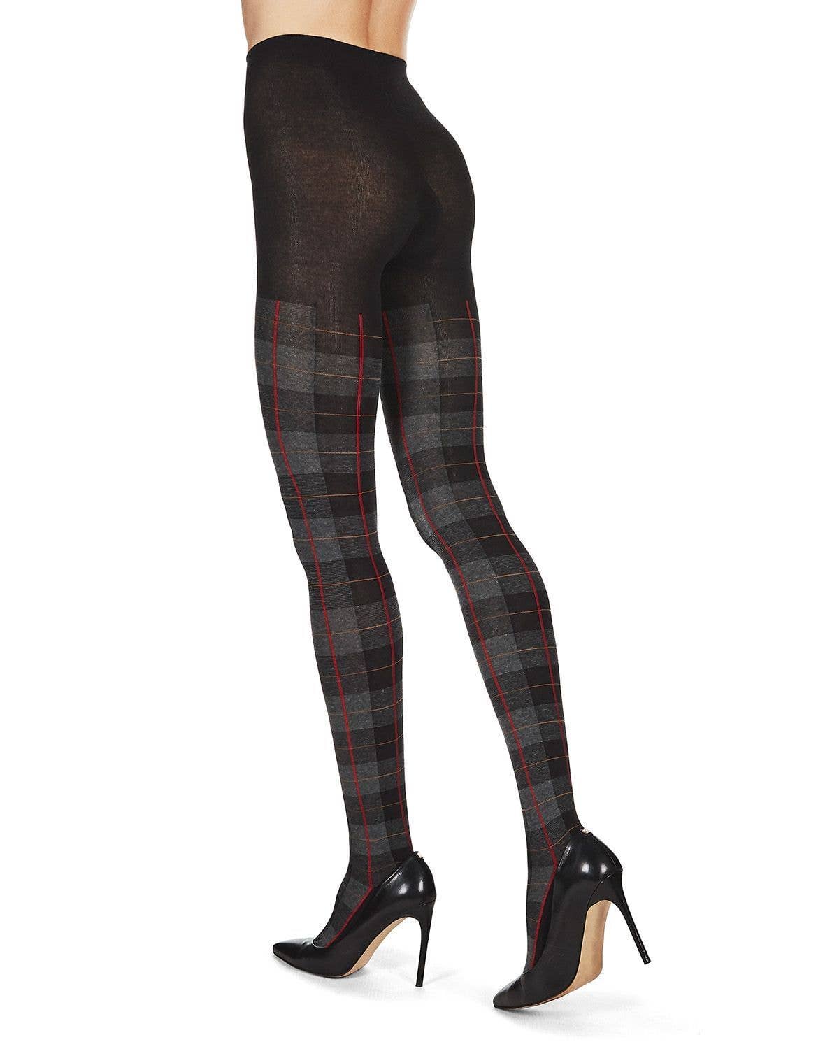 Infinity Classics International Inc. - Wholesale Tights - Women's - MeMoi Glasgow Plaid Sweater Tights2