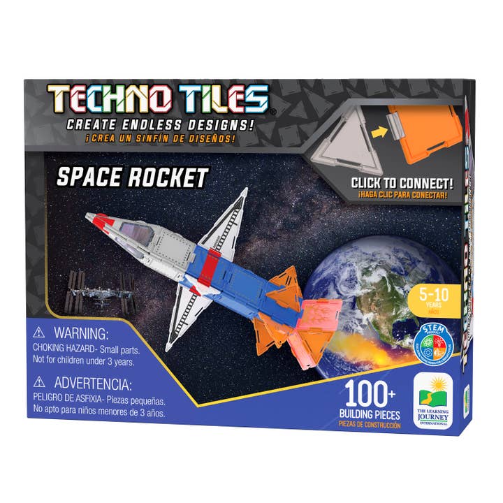 The Learning Journey - Wholesale Toy Set - Kids - Techno Tiles - Space Rocket (100+ pcs)