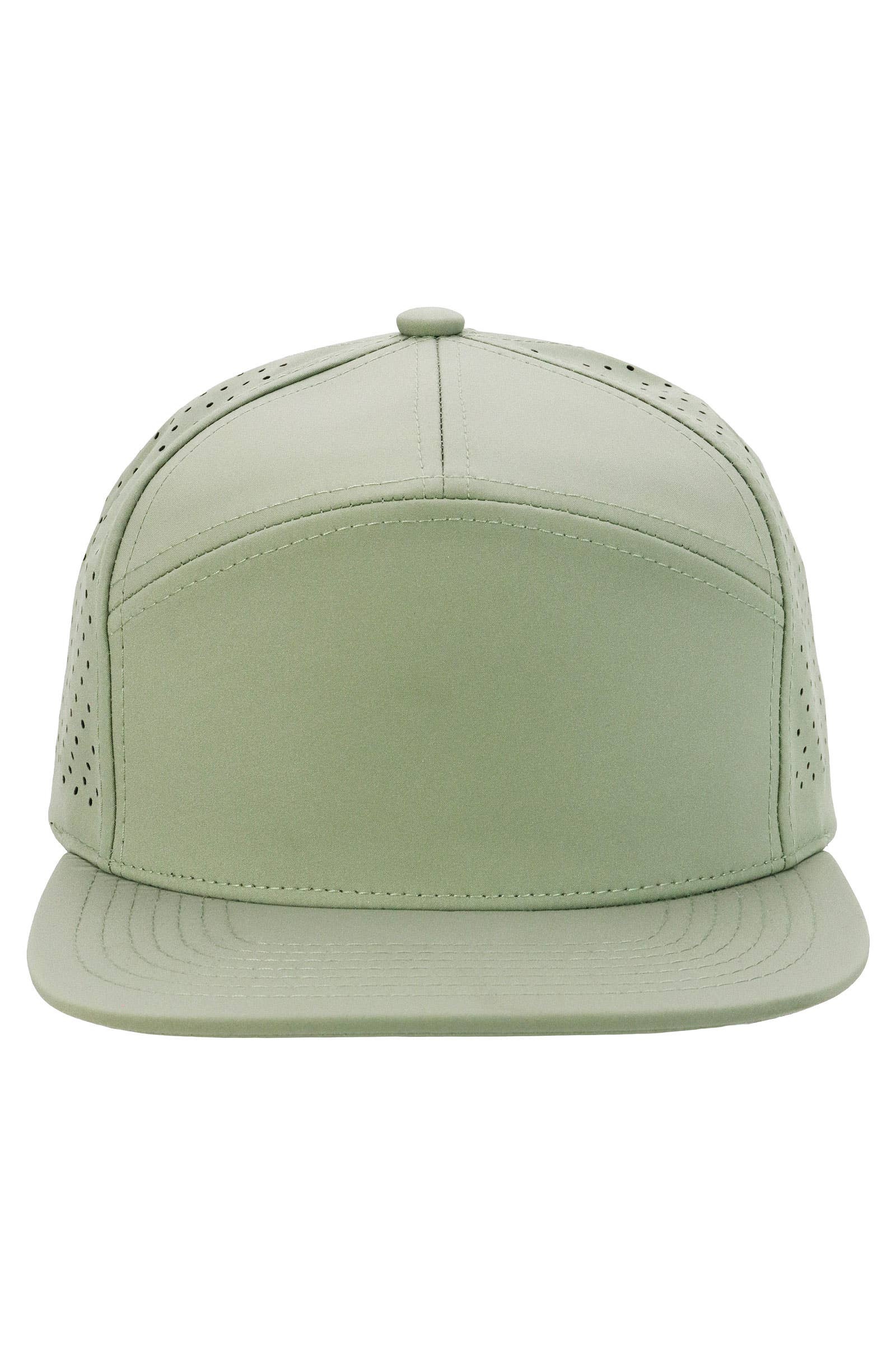 Cap Zone - Venta al por mayor Gorra snapback - Unisex - Gorra Snapback Perforada de 7 Paneles con Visera Plana24