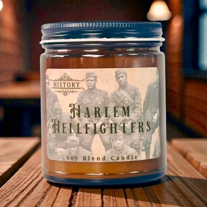 HARLEM HELLFIGHTERS Candle | History Candle | World War 1 for wholesale by History Candles