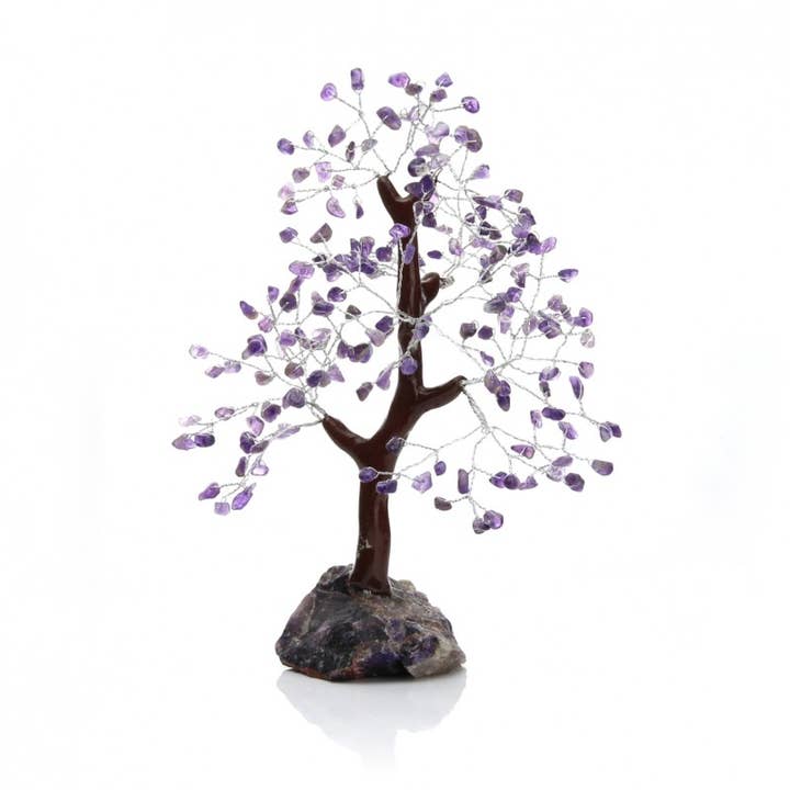 UniArt - Wholesale Ornament - 200-chip tree with natural stone base7