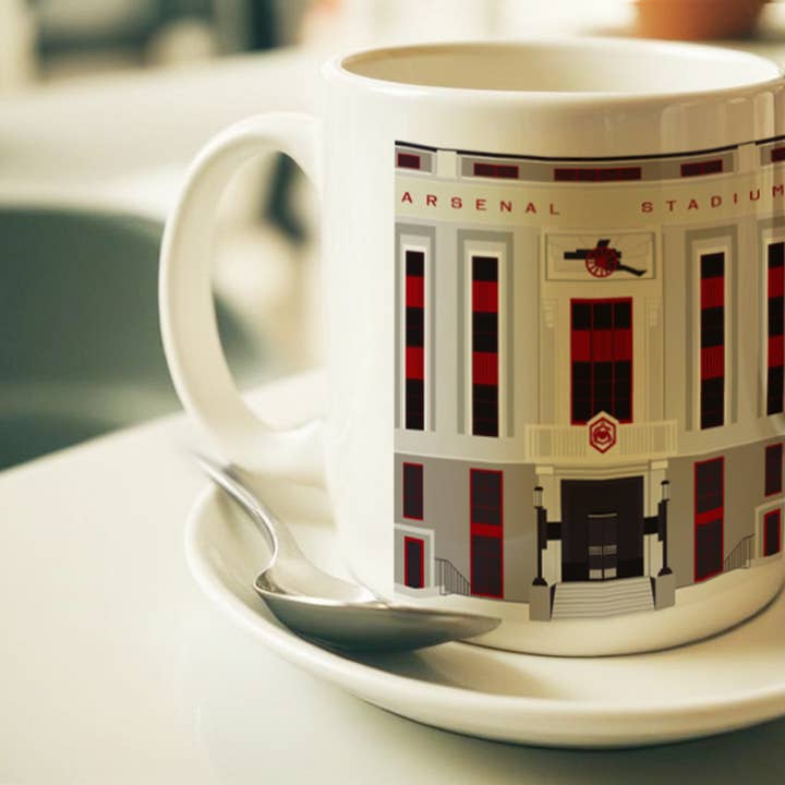 EYE FOR LONDON PRINTS - Wholesale Coffee Mug - Arsenal Heritage Mugs. Ceramic, 11oz3