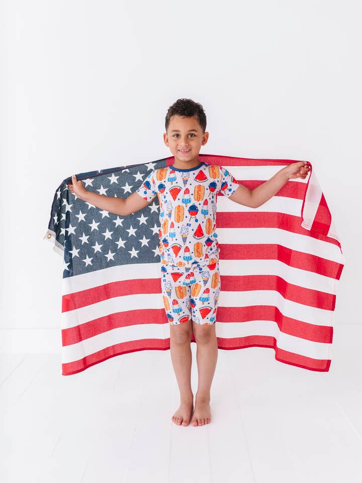 Kiki + Lulu - Wholesale Sleepwear Set - Kids - Red, White & BBQ Kids Pajamas