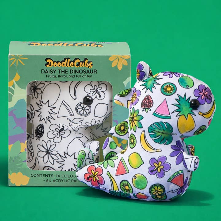 DIY Doodlecubs - Daisy the Dinosaur for wholesale by Life of Colour