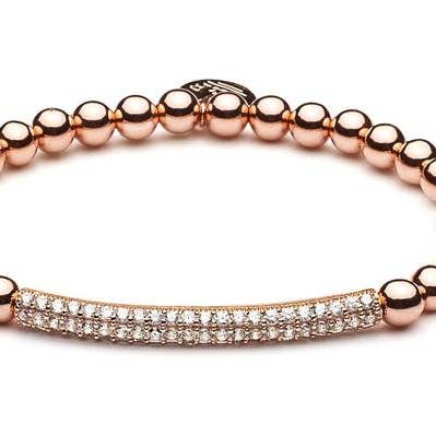 ALISA - Begränsad upplaga - Kularmband - Le Pavé Tube - Ros för wholesale av CLASSYANDFABULOUS Jewelry