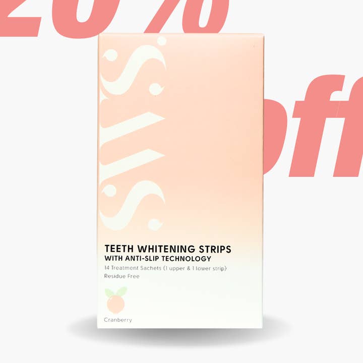 Bandes de blanchiment des dents aromatisées à la canneberge pour la vente par Sparkling White Smile