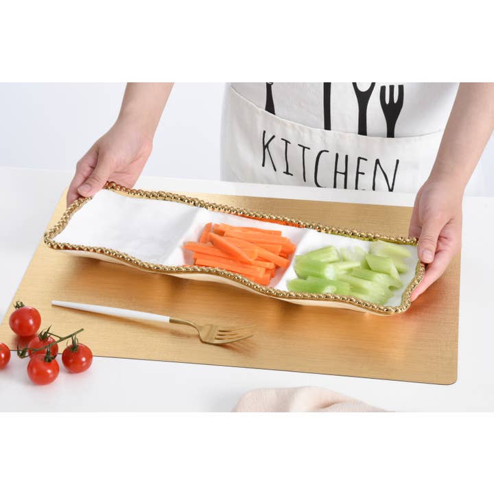 Pampa Bay - Wholesale Serving tray - 3 Section Serving Piece2