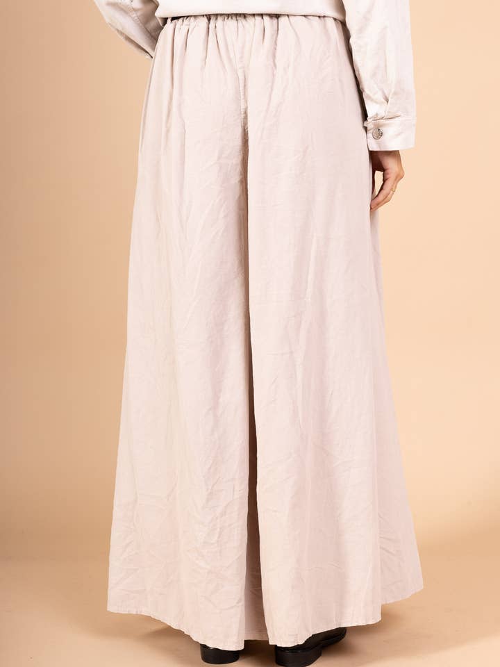 Pépouz' Paris - Wholesale Pants - Women's - Corduroy cotton palazzo pants PPN25512