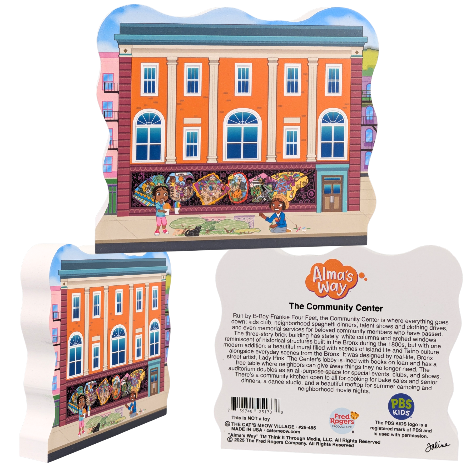 Cats Meow Village - Wholesale Decorative Tabletop Object - Alma's Way Neighbourhood (5pcs) -Cats Meow Village7