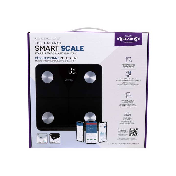 Relaxus Products - Wholesale Scale - LIFE BALANCE SMART SCALE