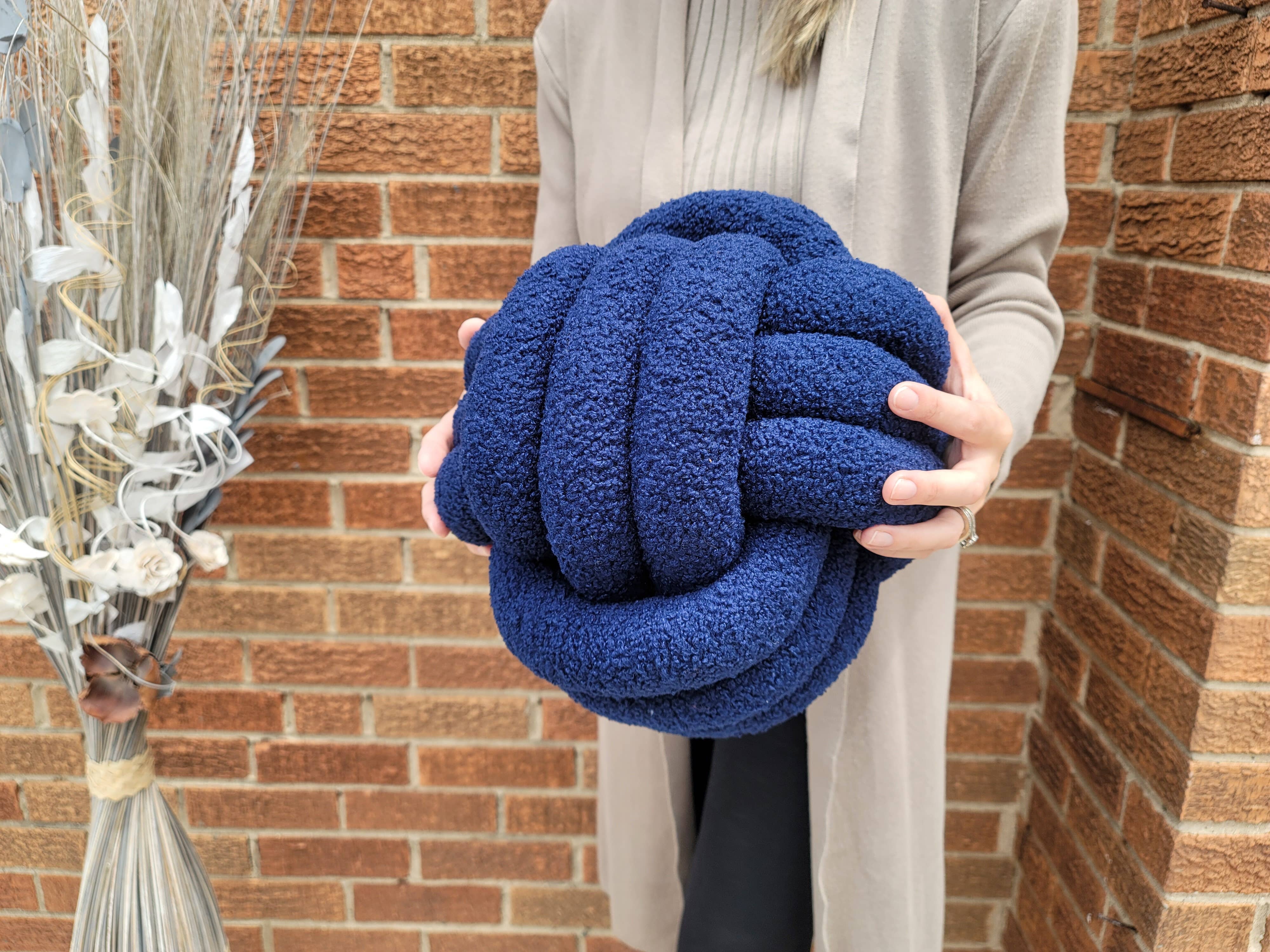 SUF Products LLC - Wholesale Throw/Decorative Pillow - Boucle Knot Pillows Soft and Cozy - Trendy Textured cushion18