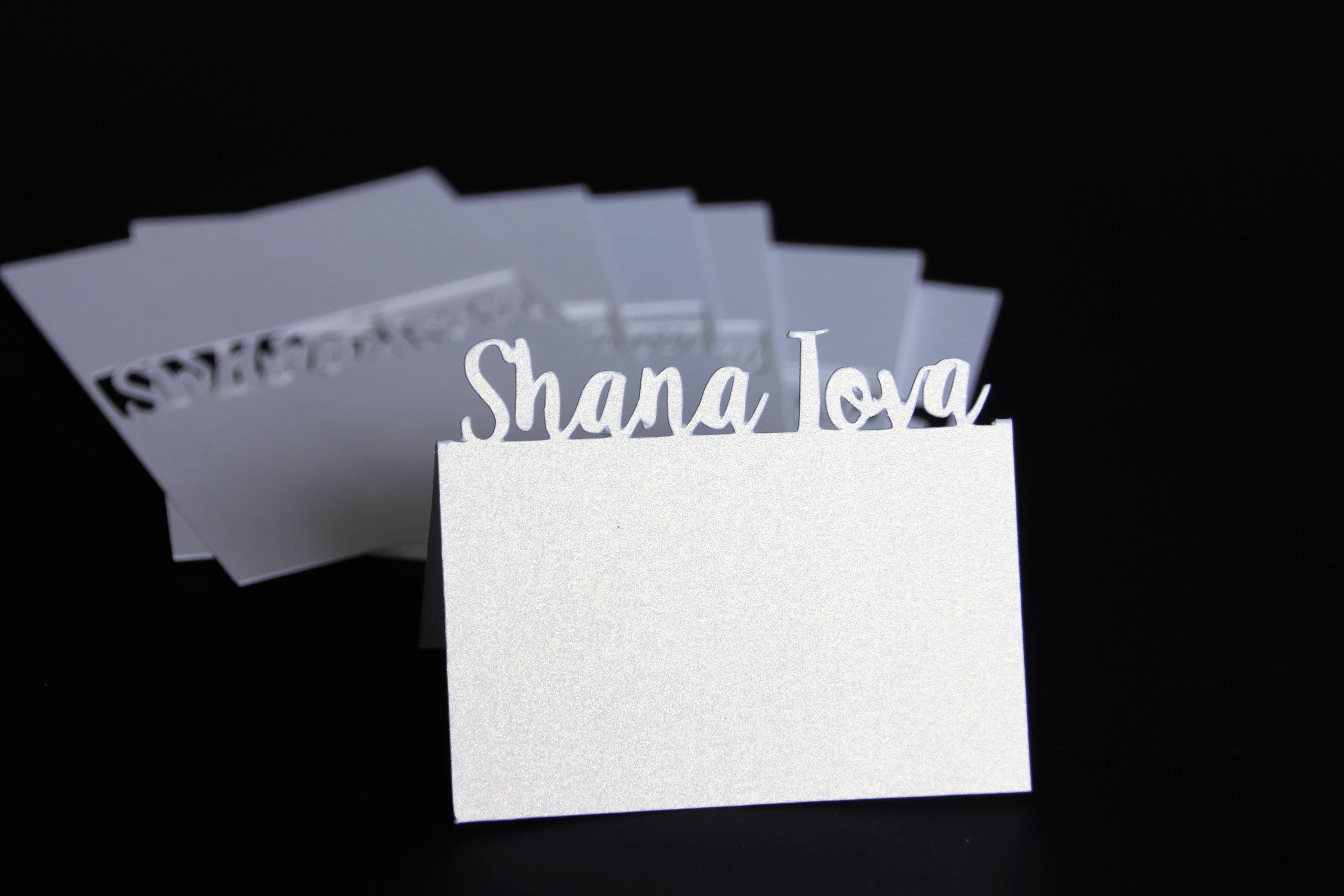 thekitcut - Wholesale Place Card / Place Holder - Shana Tova Place cards  |  Rosh Hashanah decoration 3