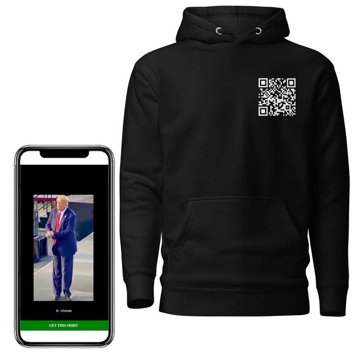 Trump YMCA Troll QR Sweatshirt for wholesale by Scan This Shirt