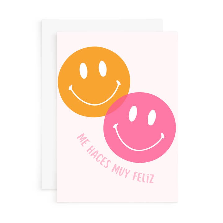 Muy Feliz Card for wholesale by Things in Spanish