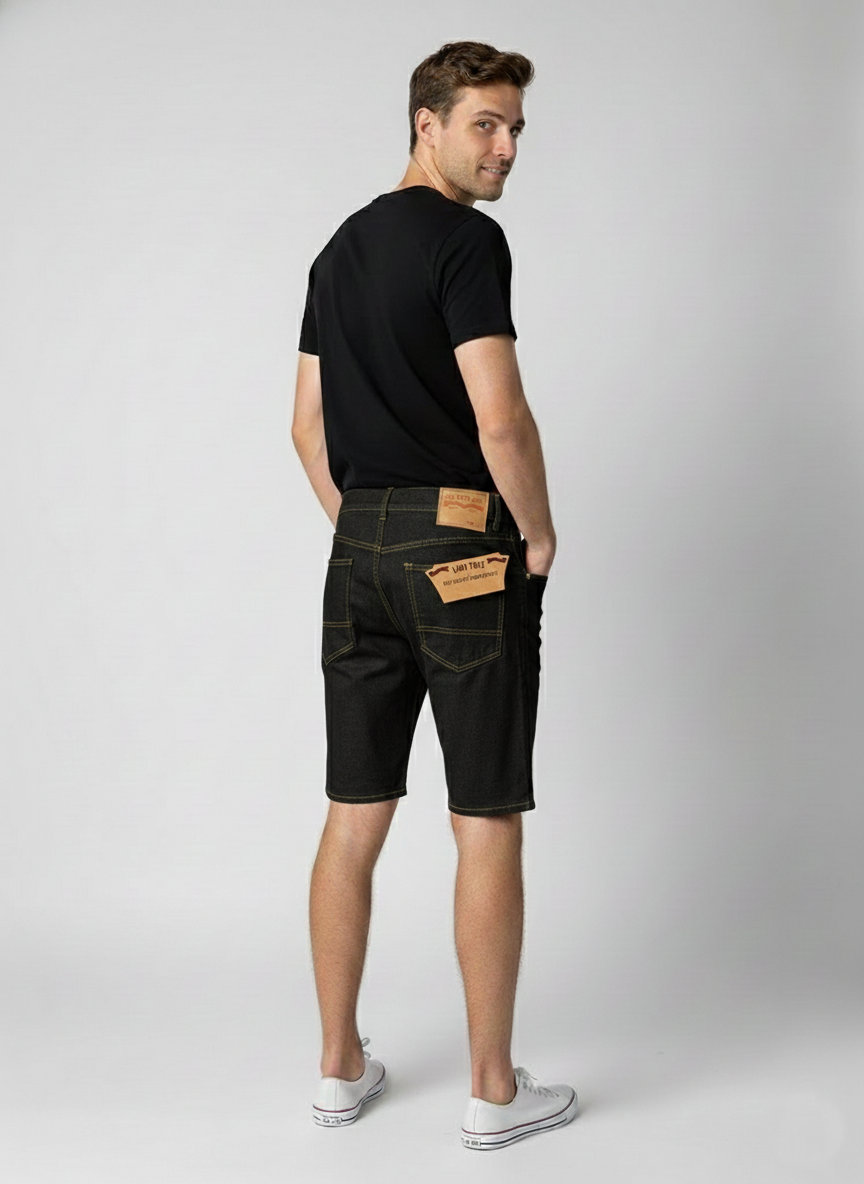 Lime Tree Clothing Inc. – Engroshandel Shorts – Mænd – Lime Tree Denim shorts med lige pasform – Jorts til mænd0