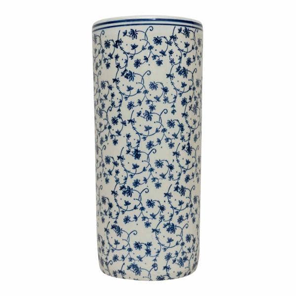 Paragüero Jane floral azul y blanco para venta al por mayor de Geko Products