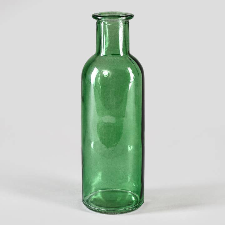 Jamali Garden - Wholesale Vase - Green Glass Bottle Bud Vase