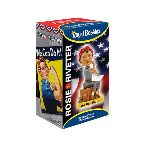 Royal Bobbles - Wholesale Decorative Figurine - Royal Bobbles Rosie the Riveter Collectible Bobblehead4