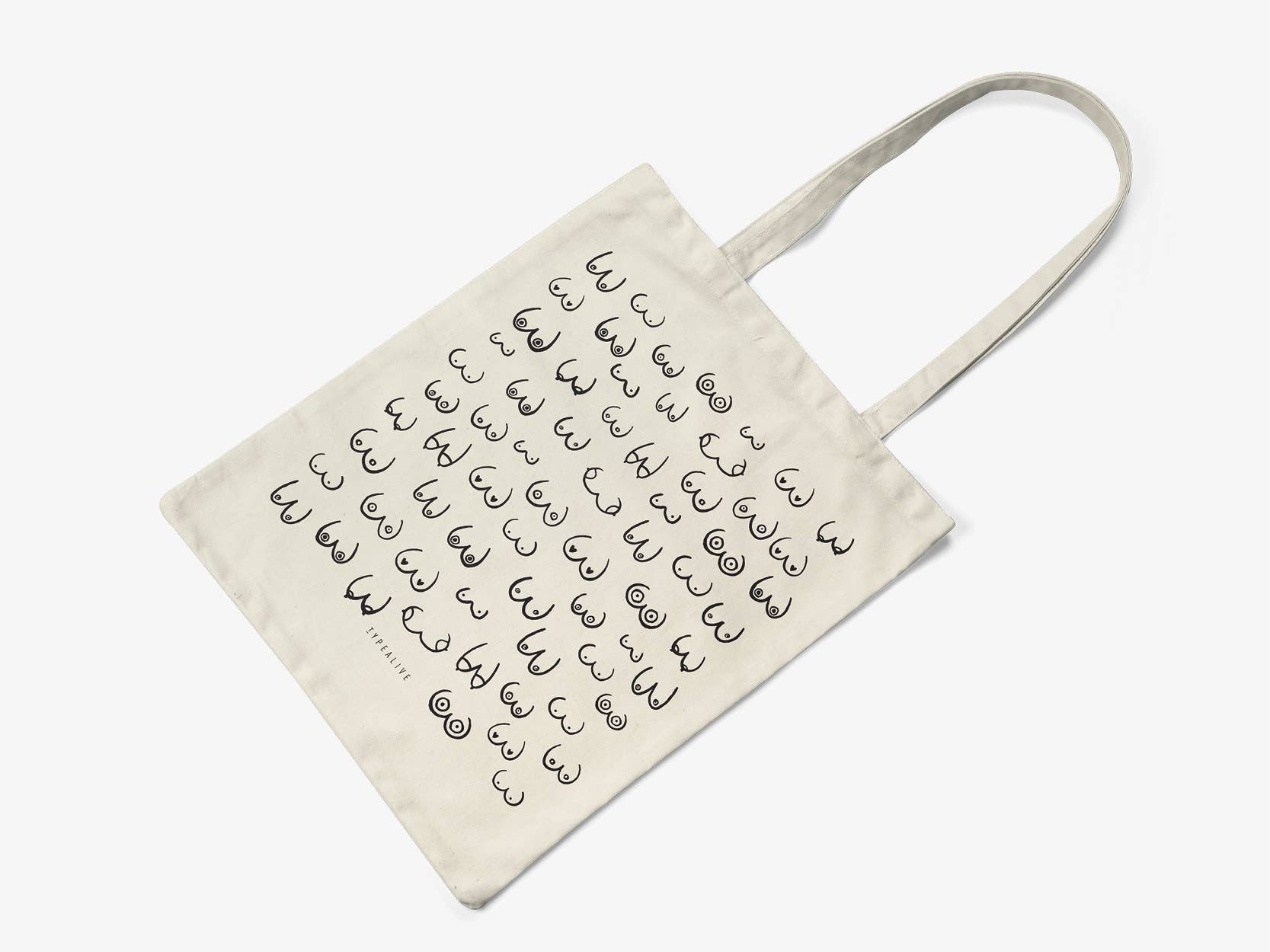 typealive – wholesale Tote Bag - Herr – Bomullspåse/barm vänner ”natur”1