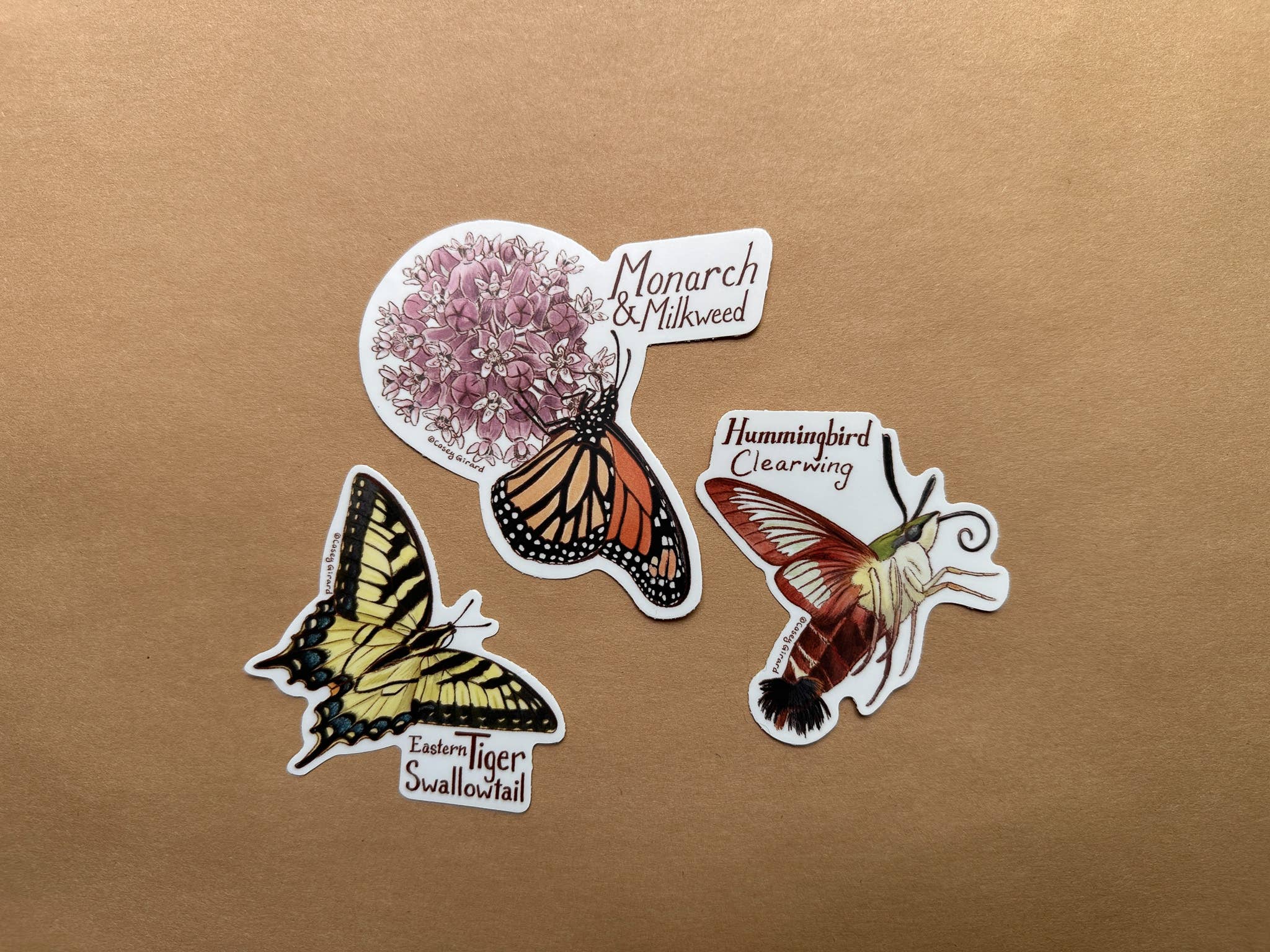 River Thrush Studio - Wholesale Sticker - Eastern Tiger Swallowtail - Vinyl Sticker2