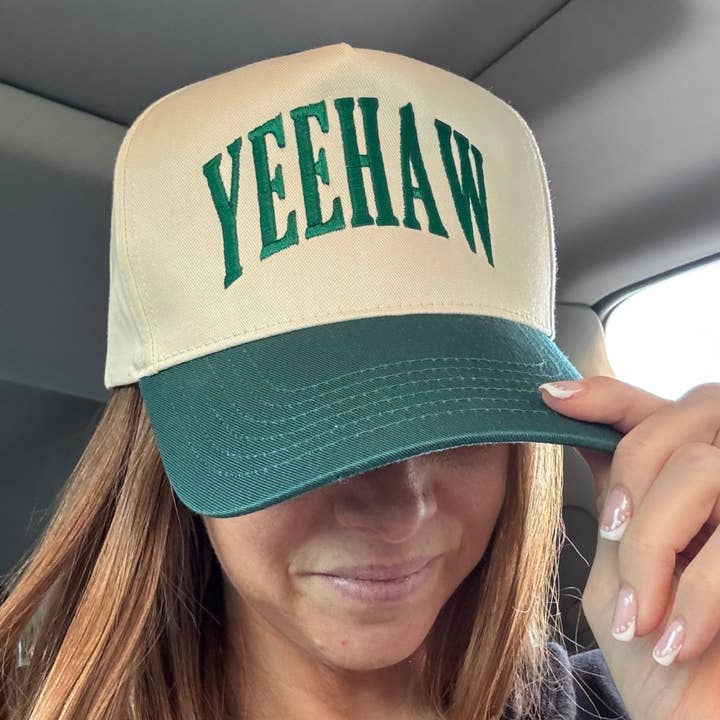 Yeehaw Snapback Hat for wholesale by Clover + Cotton Co