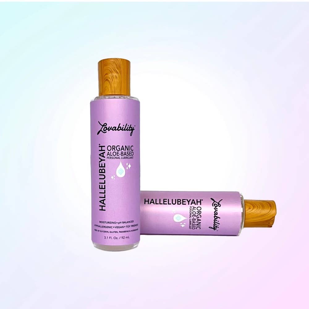 Lovability - Wholesale Personal Lubricant - HALLELUBEYAH® Organic Aloe