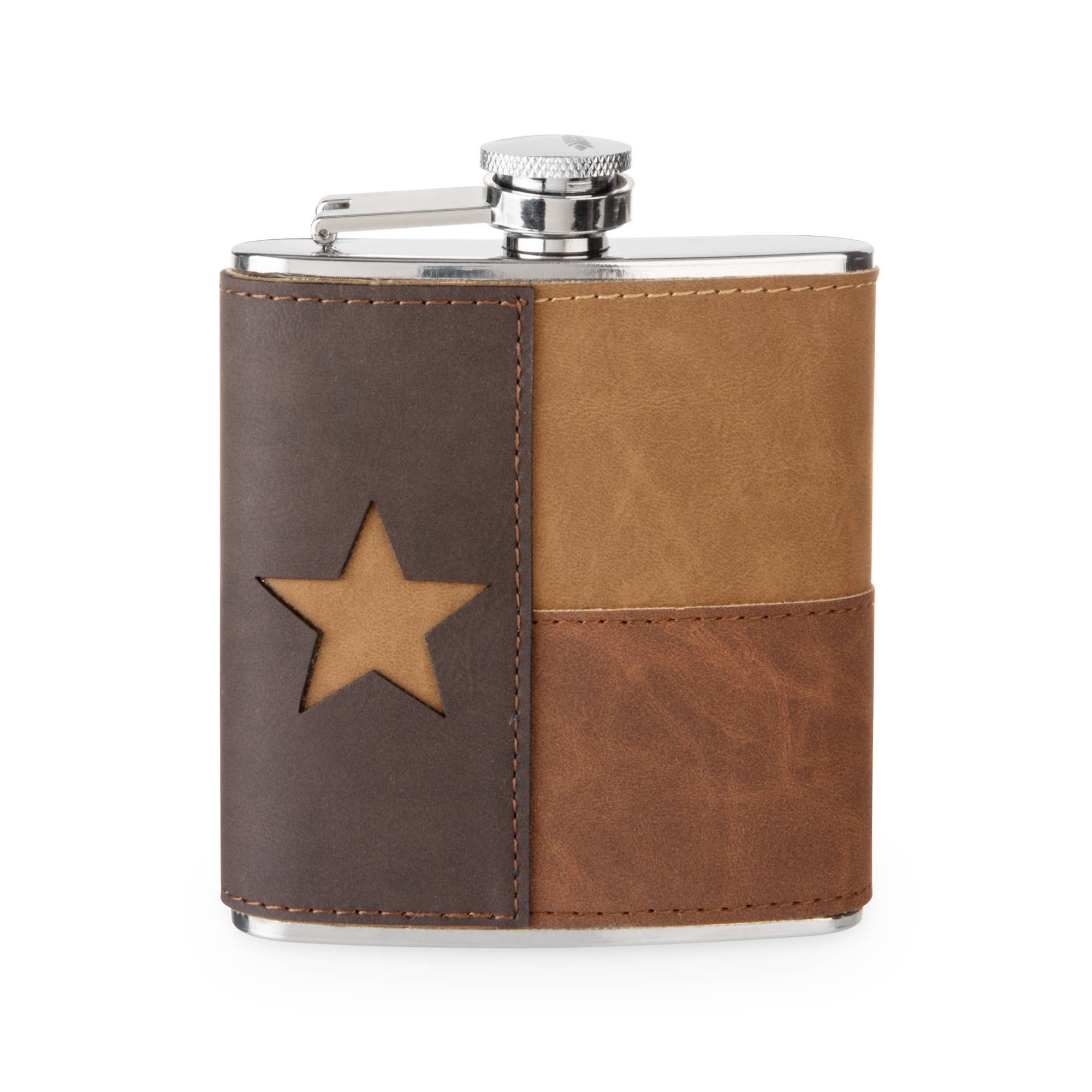 Foster & Rye - Wholesale Flask - Leather Texas1