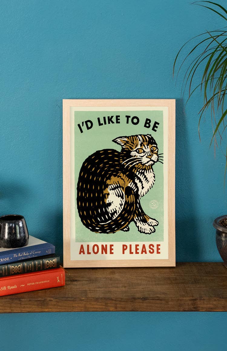 Ravi Zupa Arts - Wholesale Art Print - Alone Please Print3