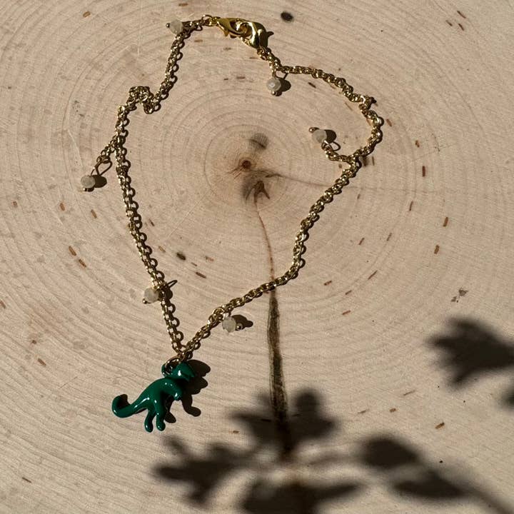 Dinosaur Planner Chain - Journal Accessory for wholesale by Honey & Pearl Paper