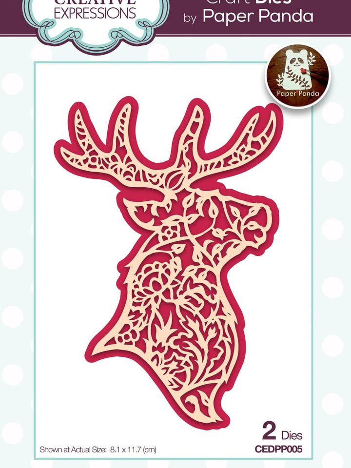 Paper Panda Noble Deer Bastel für den Großhandel von Ecstasy Crafts Distributing