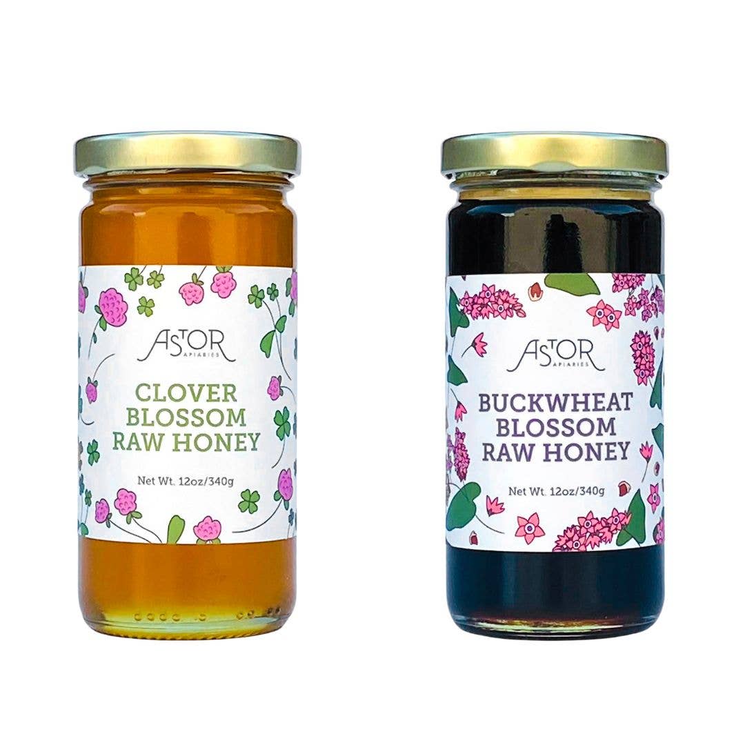 Astor Apiaries - Wholesale Honey - 2-Varietal Raw Honey Case9