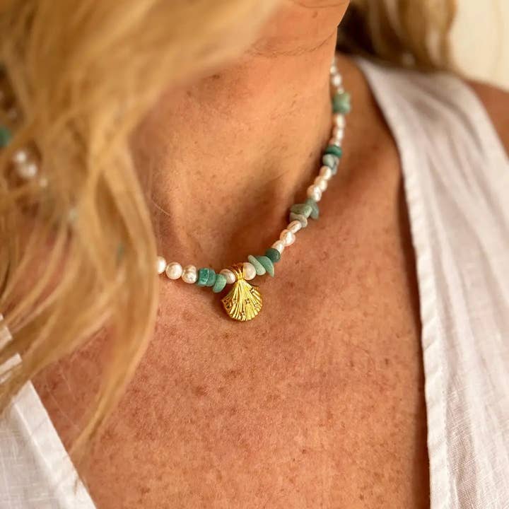 Colar Mystic Shell por atacado de OE!