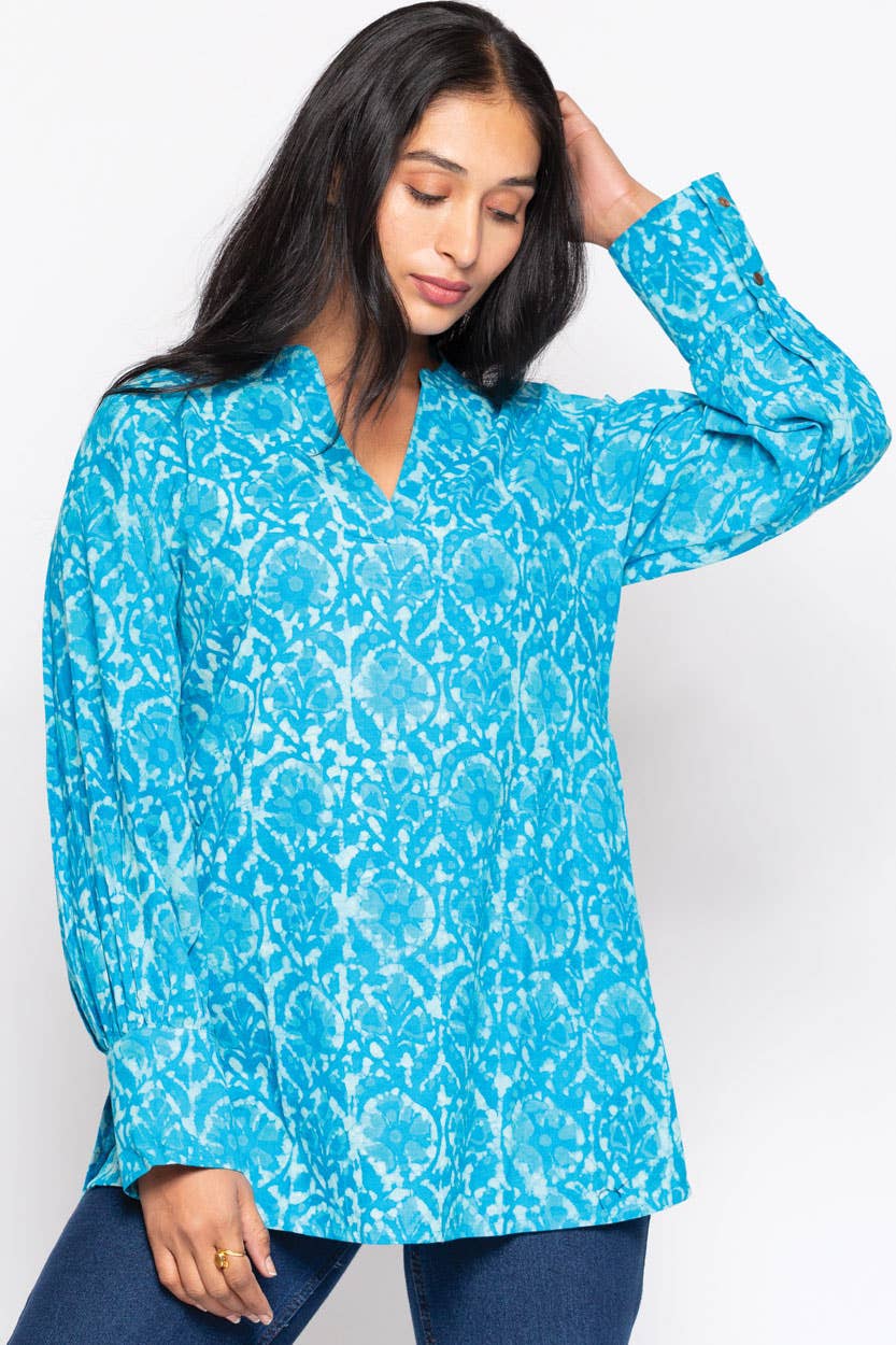 Sevya Handmade - Wholesale Tunic - Women's - Jaya Block Print Tunics
