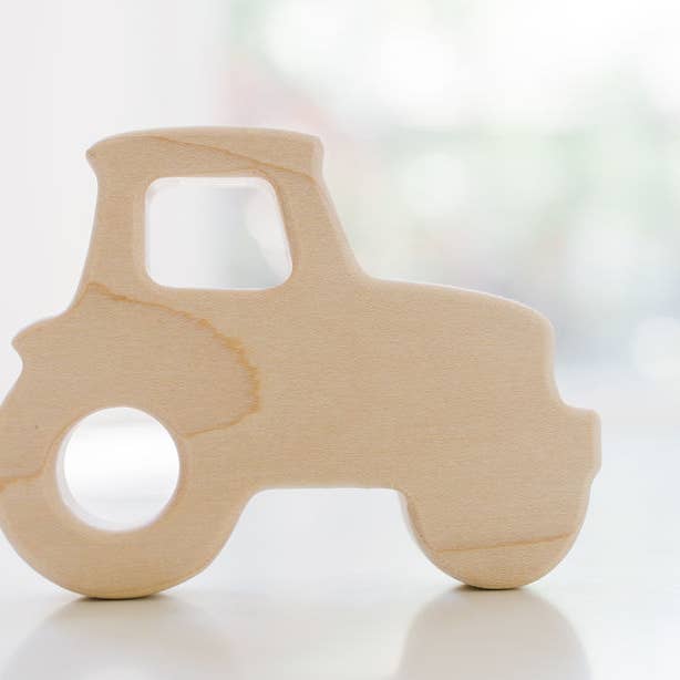 Tractor Grasping Wooden Baby Toy for wholesale by Bannor Toys