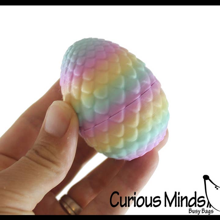 Curious Minds Toys - Wholesale Fidget toy – Kids - 1 Mini 3D Printed Dragon in Egg Wiggle Articulated Jointed M5