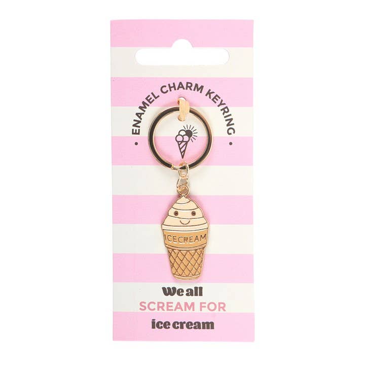 Something Different Wholesale – wholesale Keychain – Women's – Ice Cream Cone Keyring1