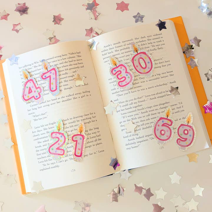 birthday candle stickers for wholesale by allymakesmagic
