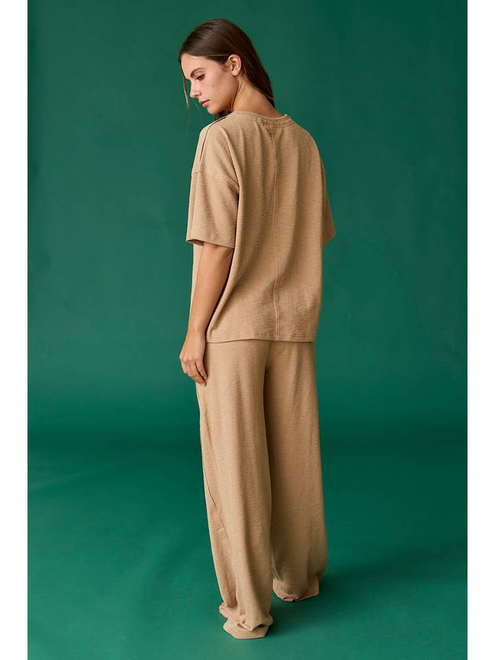 OLIVE PX18358 - Layla Loose Fit Top and Pants Set for wholesale on Faire2