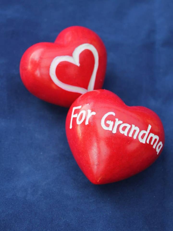 Heart For Grandma - Soapstone for wholesale by polanski speckstein