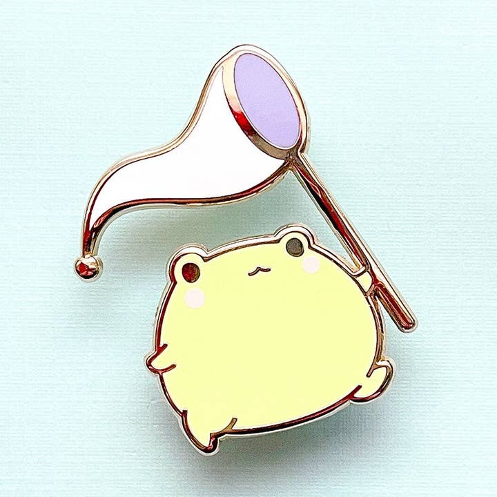 Pin Esmalte Rede Gogo e Borboleta por atacado de Alum and Ink