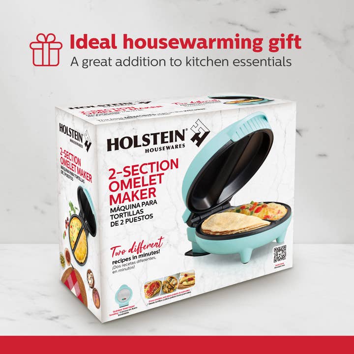 Holstein Housewares - Wholesale Kitchen Appliance - Easy Fast Breakfast Omelet Maker for Pancakes & Treats38