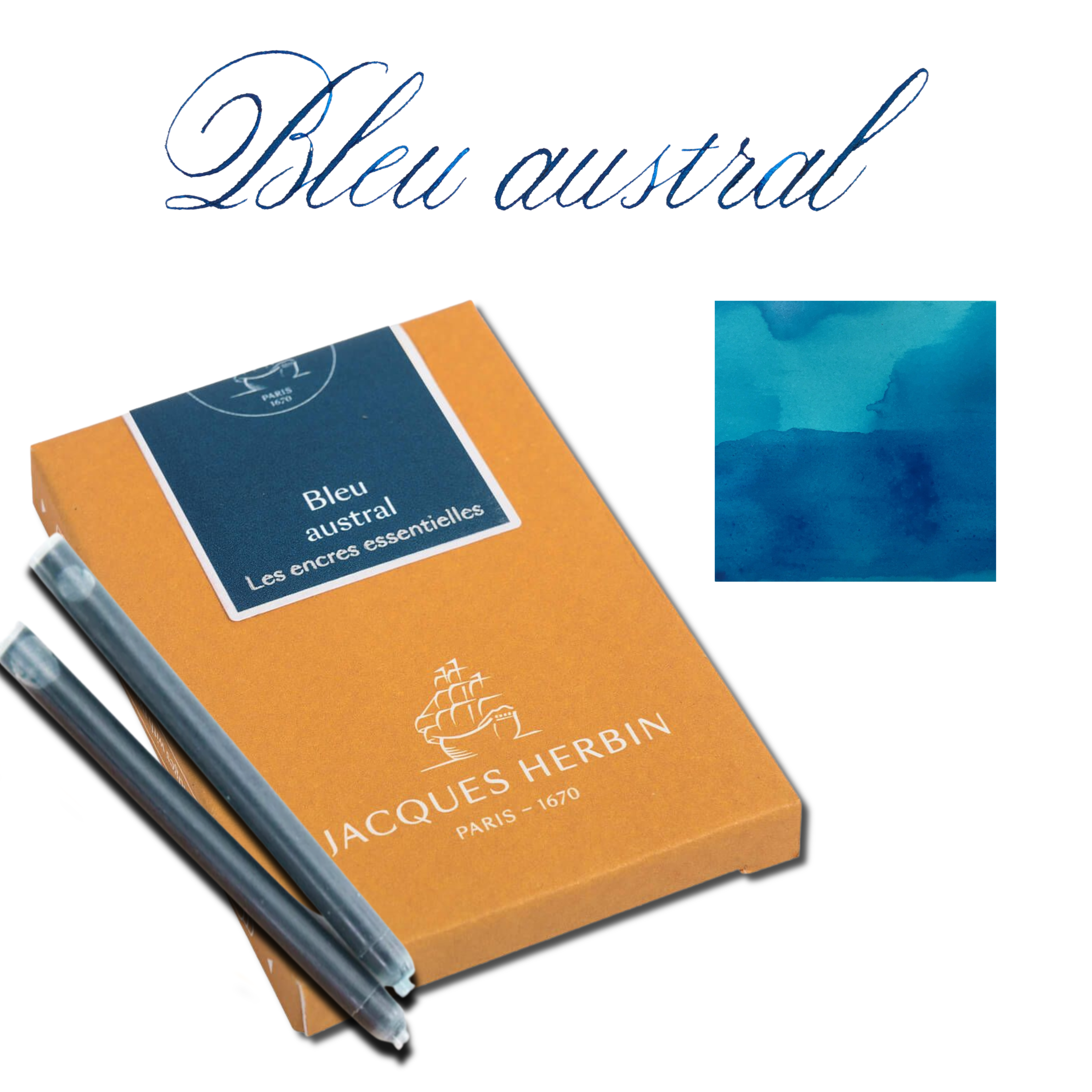 Exaclair - Wholesale Ink Pad - Jacques Herbin Essentials Ink Cartridges - Pack of 710